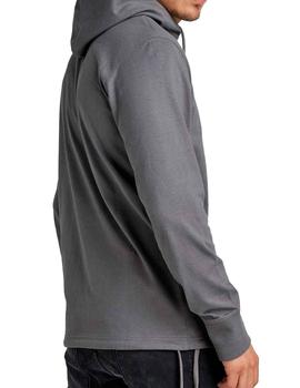 Sudadera suelta G Star Raw gris con capucha