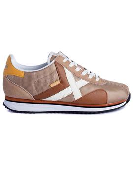 Zapatillas Munich Sapporo 129 marrón clarito para hombre