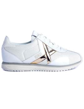 Zapatillas Munich de charol blanco Sapporo 138 para hombre