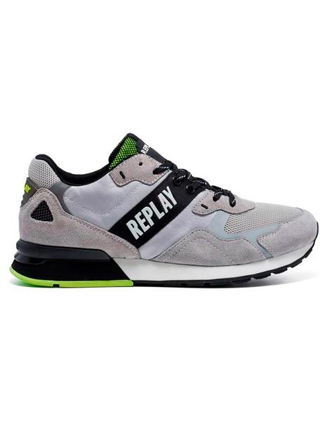 Huerta olvidadizo Abolladura Zapatillas Replay Bowland grises para hombre