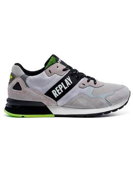 Zapatillas Replay Bowland grises para hombre