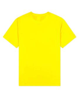 Camiseta Champion amarilla con letras cosidas Smiley hombre