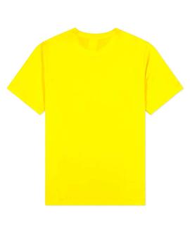 Camiseta Champion amarilla con letras cosidas Smiley hombre