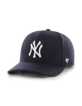Gorra NY azul marino con letras blancas