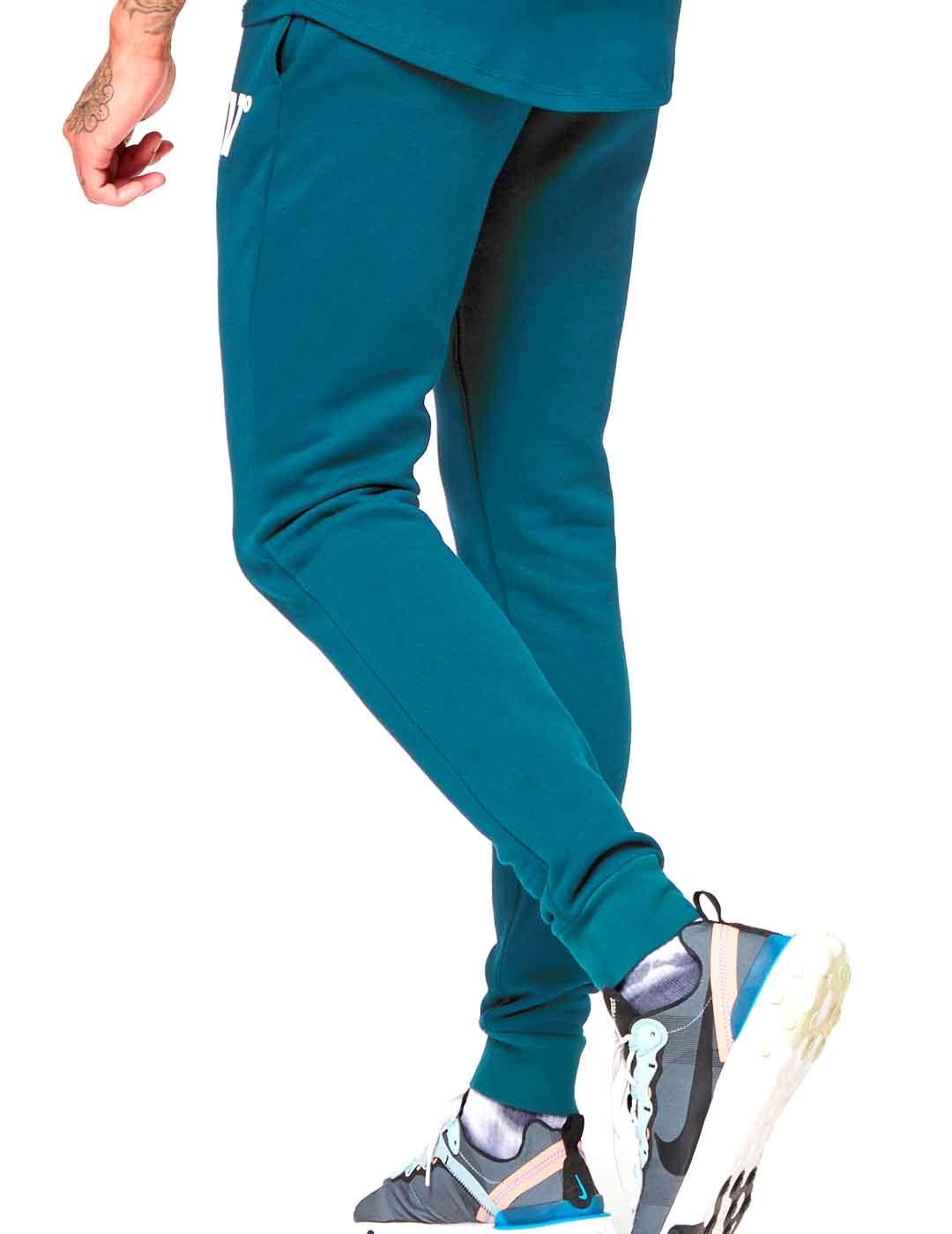 Pantalón skinny 11 Degrees azul verdoso para hombre