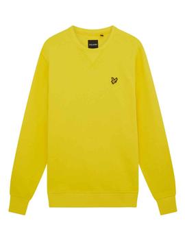 Sudadera amarilla lisa Lyle Scott hombre