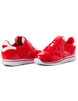 Zapatillas Munich Sapporo 77 rojas brillantes