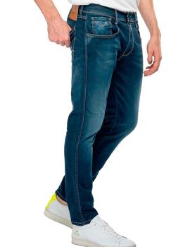 Tejano Replay para hombre azul clásico Anbass Slim