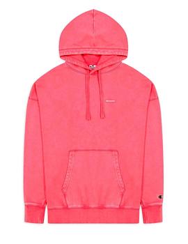 Sudadera rosa fucsia con capucha Champion hombre