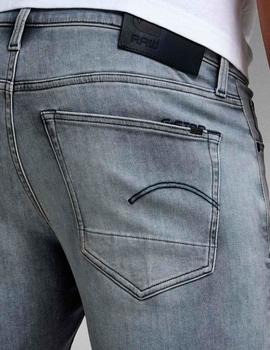 Pantalón vaquero corto G Star Raw gris para hombre