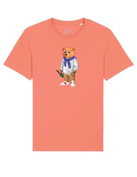 Camiseta Baron Filou Coral con Oso simpático de Don Perignon