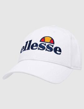 Gorra blanca Ellesse de algodón con logo bordado