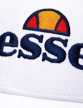 Gorra blanca Ellesse de algodón con logo bordado