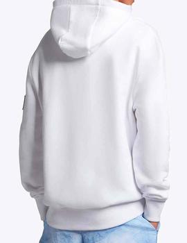 Sudadera blanca con bolsillos zip Lyle Scott