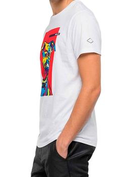 Camiseta Replay del perro blanca para hombre