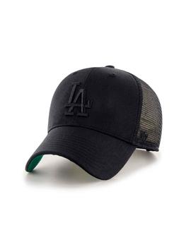 Gorra negra lisa de Los ángeles con letras LA bordadas