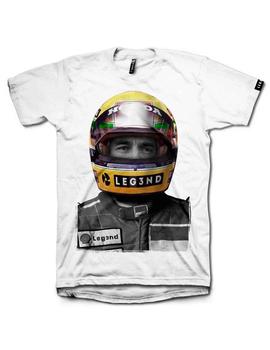 Camiseta Legend Ayrton Senna con casco