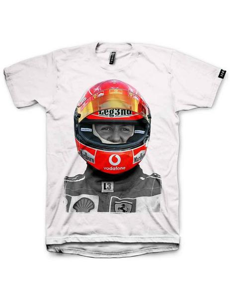 Camiseta Legend Michael Schumacher con casco