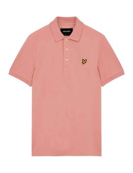 Polo manga corta salmón Lyle Scott hombre