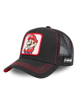 Gorra Capslab Mario Bros negra MAR2