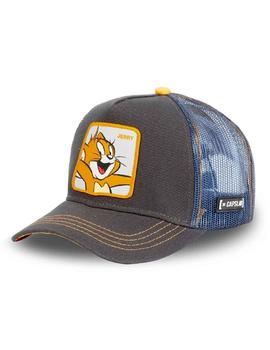 Gorra Tom y Jerry de Capslab gris