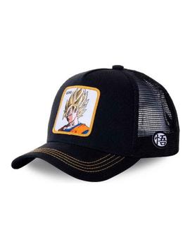 Gorra Capslab Son Goku Dragon Ball negra