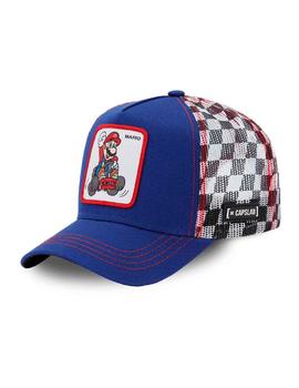 Gorra oficial Mario Bros Kart azul de Capslab