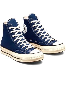 Converse básicas azul marino de lona para chico