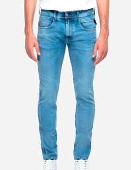 Pantalón vaquero Replay Anbass azul claro para hombre