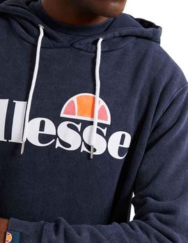 Sudadera Ellesse Gottero azul marino con capucha para hombre