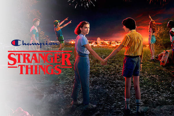 Ropa Stranger Things x Champions | y sudaderas