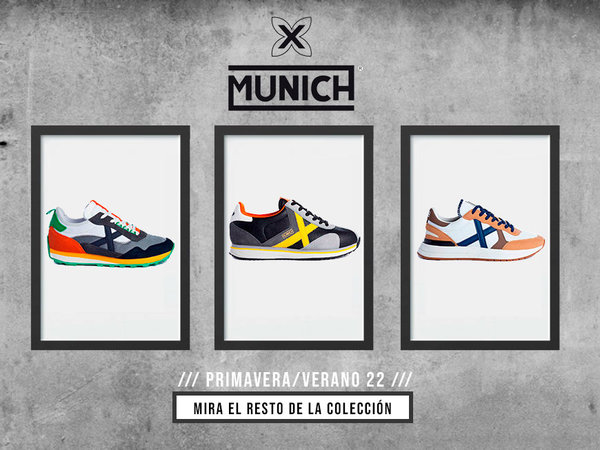 Así son las nuevas zapatillas Munich Primavera Verano 22